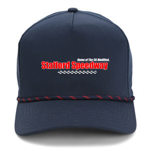 Stafford Speedway Navy Rope Hat