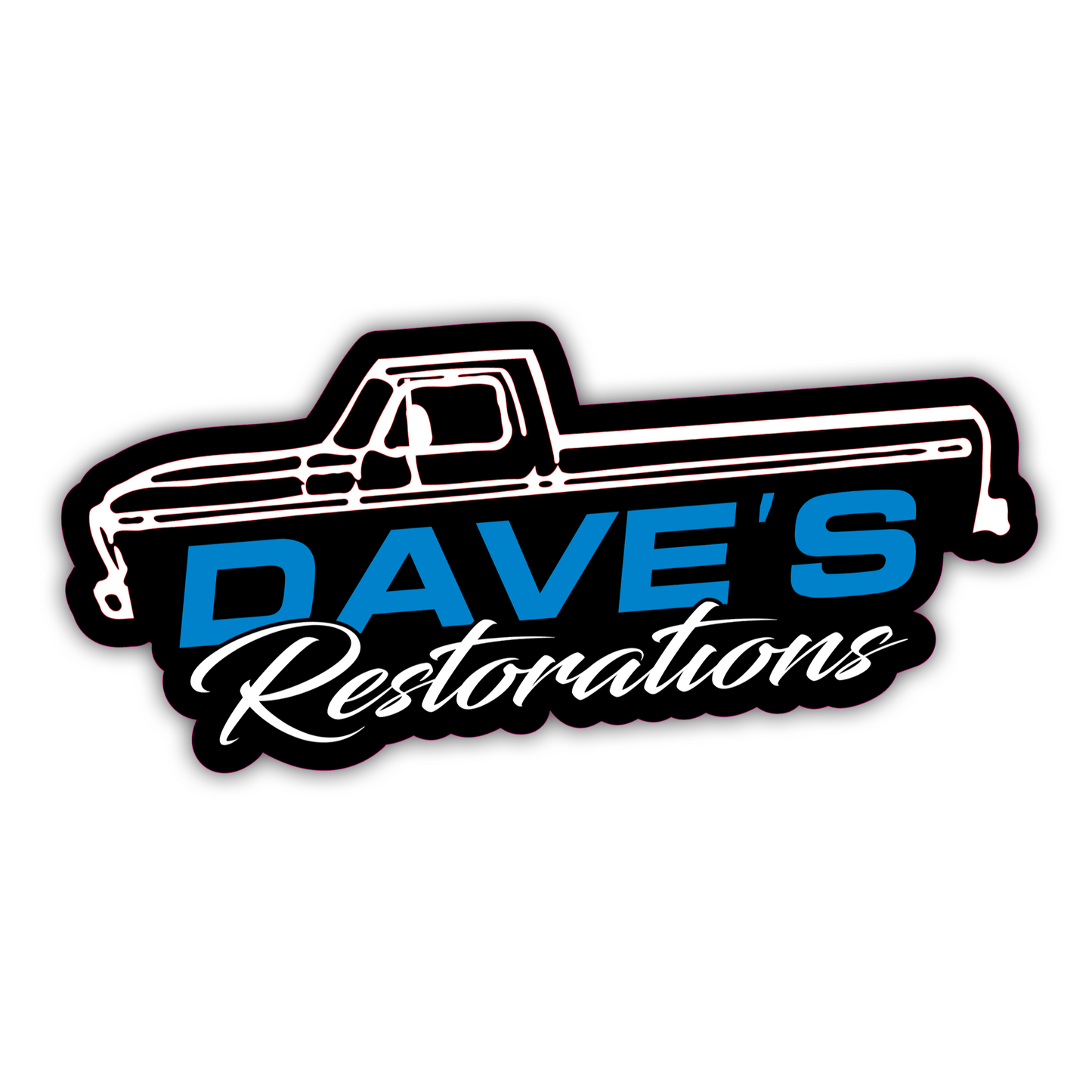 Dave's Restorations Sticker