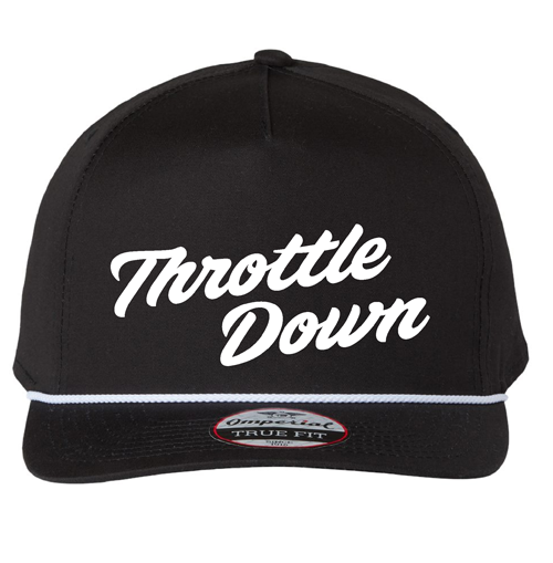 Throttle Down Snapback Black